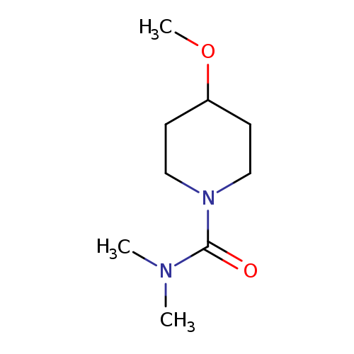 4-methoxy-N,N-dimethylpiperidine-1-carboxamide