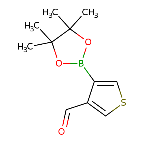 4-(tetramethyl-1,3,2-dioxaborolan-2-yl)thiophene-3-carbaldehyde