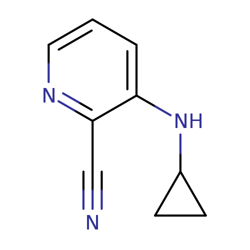 3-(cyclopropylamino)pyridine-2-carbonitrile