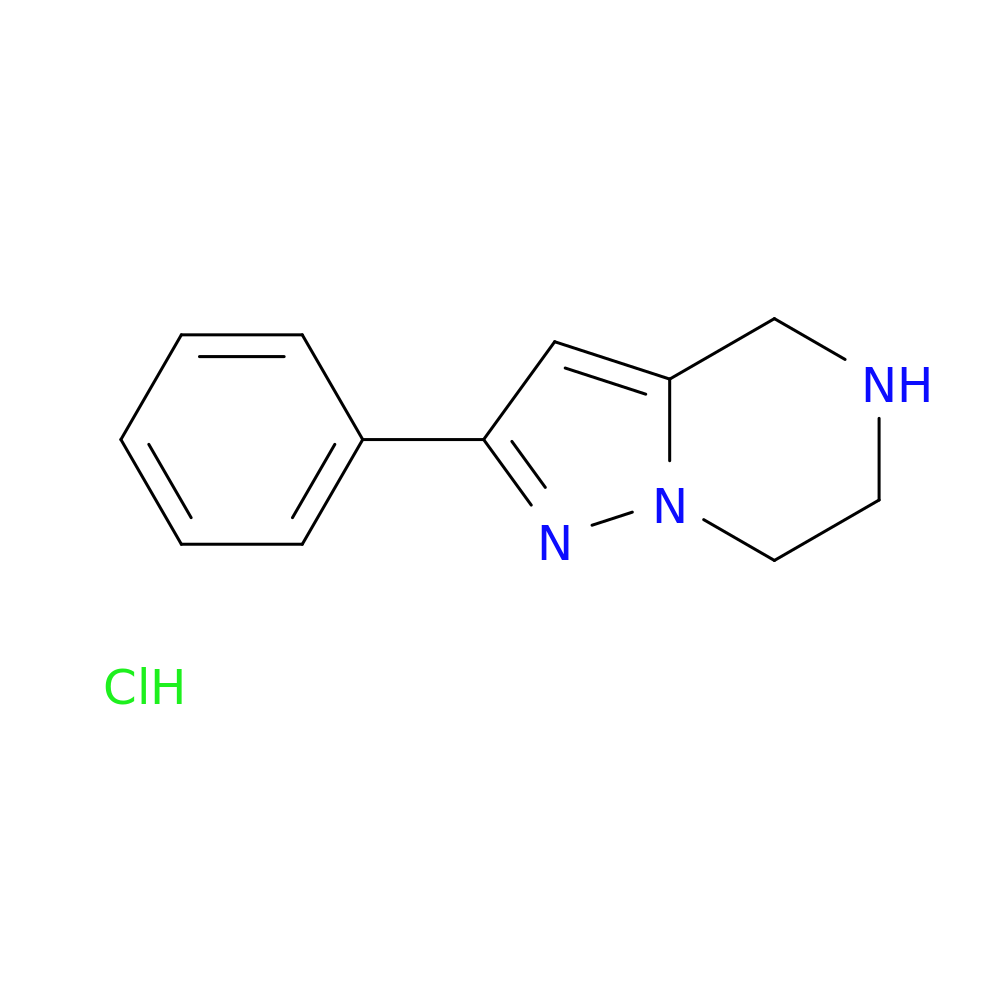 2-Phenyl-4,5,6,7-Tetrahydropyrazolo[1,5-A]Pyrazine Hydrochloride