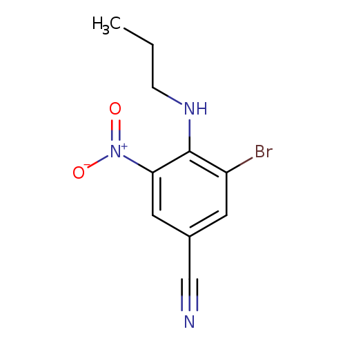 3-Bromo-5-nitro-4-(propylamino)benzonitrile