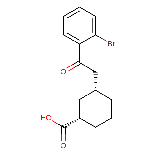cis-3-[2-(2-Bromophenyl)-2-oxoethyl]cyclohexane-1-carboxylic acid
