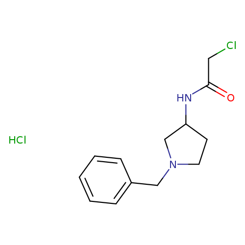 N-(1-benzylpyrrolidin-3-yl)-2-chloroacetamide hydrochloride