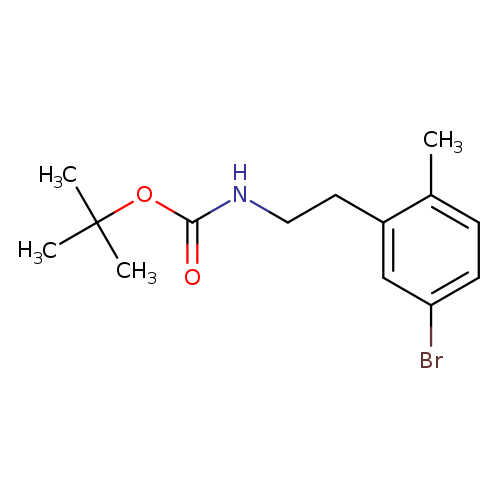 tert-butyl N-[2-(5-bromo-2-methylphenyl)ethyl]carbamate