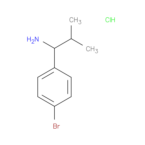 1-(4-Bromophenyl)-2-methylpropan-1-amine hydrochloride