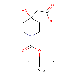 2-[1-(tert-Butoxycarbonyl)-4-hydroxypiperidin-4-yl]acetic acid