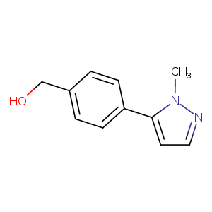 Benzenemethanol, 4-(1-methyl-1H-pyrazol-5-yl)-