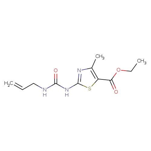 ethyl 4-methyl-2-{[(prop-2-en-1-yl)carbamoyl]amino}-1,3-thiazole-5-carboxylate