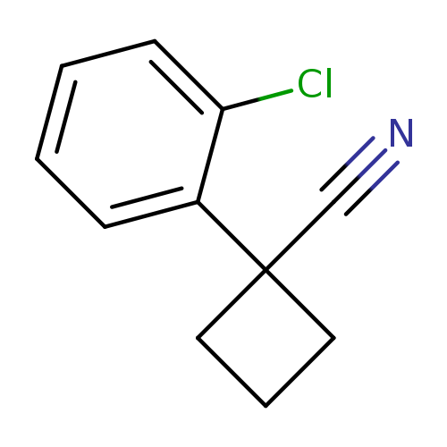 1-(2-Chlorophenyl)cyclobutanecarbonitrile