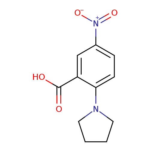 5-Nitro-2-(pyrrolidin-1-yl)benzoic acid
