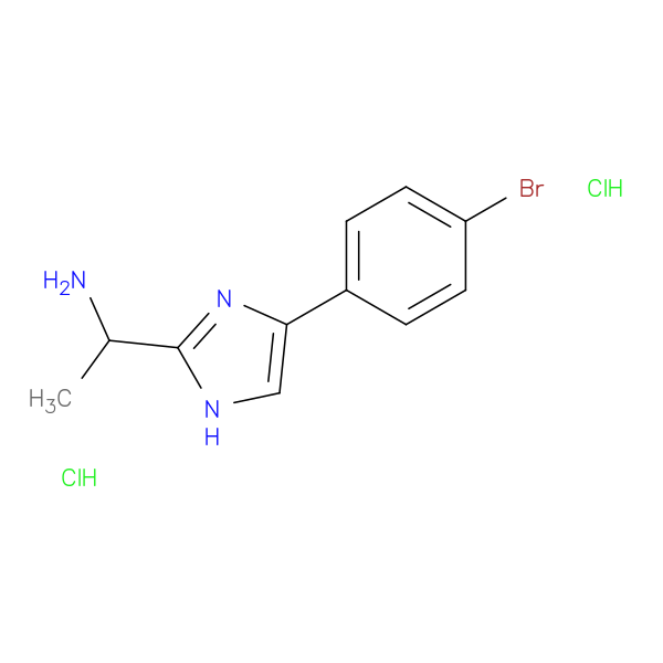 1-[4-(4-Bromophenyl)-1H-imidazol-2-yl]ethan-1-amine dihydrochloride