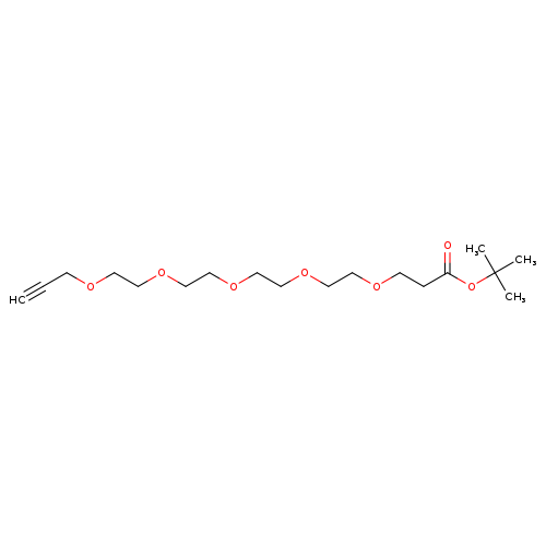 4,7,10,13,16-Pentaoxanonadec-18-ynoic acid, 1,1-dimethylethyl ester