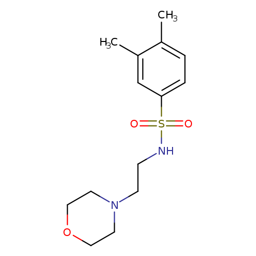 3,4-dimethyl-N-[2-(morpholin-4-yl)ethyl]benzene-1-sulfonamide