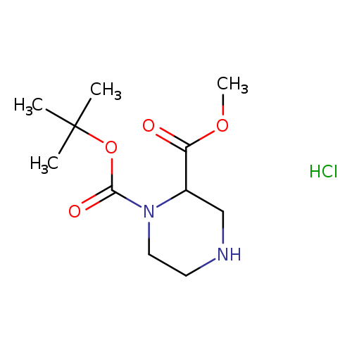 1,2-Piperazinedicarboxylic acid, 1-(1,1-diMethylethyl) 2-Methyl ester, hydrochloride (1:1)
