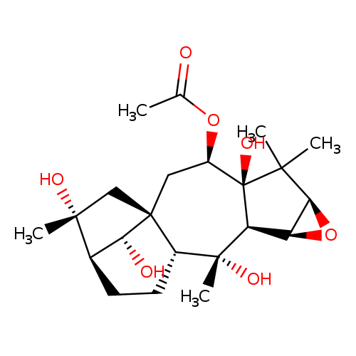 (14R)-2β,3β-Epoxygrayanotoxane-5,6β,10,14,16-pentol 6-acetate