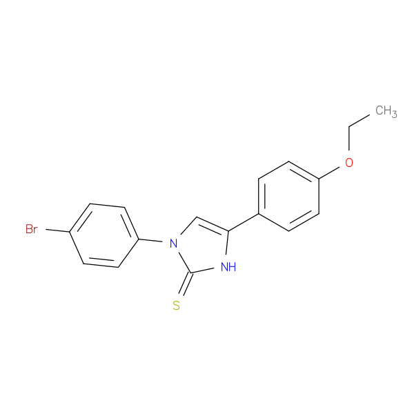 1-(4-bromophenyl)-4-(4-ethoxyphenyl)-2,3-dihydro-1H-imidazole-2-thione