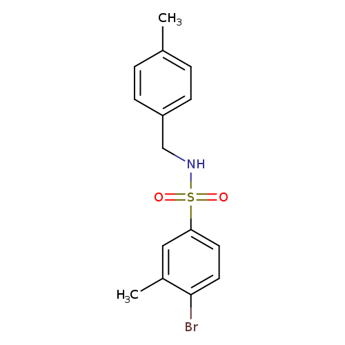 4-bromo-3-methyl-N-(4-methylbenzyl)benzenesulfonamide