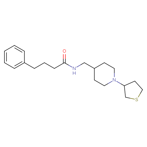 4-phenyl-N-{[1-(thiolan-3-yl)piperidin-4-yl]methyl}butanamide