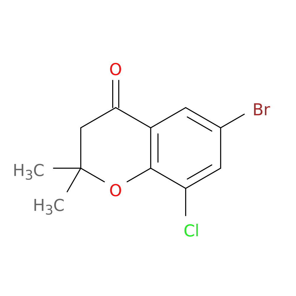 6-bromo-8-chloro-2,2-dimethyl-3,4-dihydro-2H-1-benzopyran-4-one