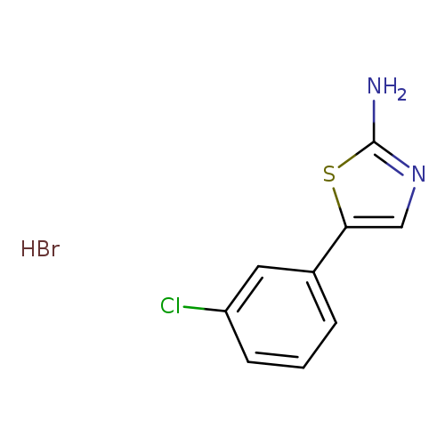 5-(3-chlorophenyl)-1,3-thiazol-2-aminehydrobromide