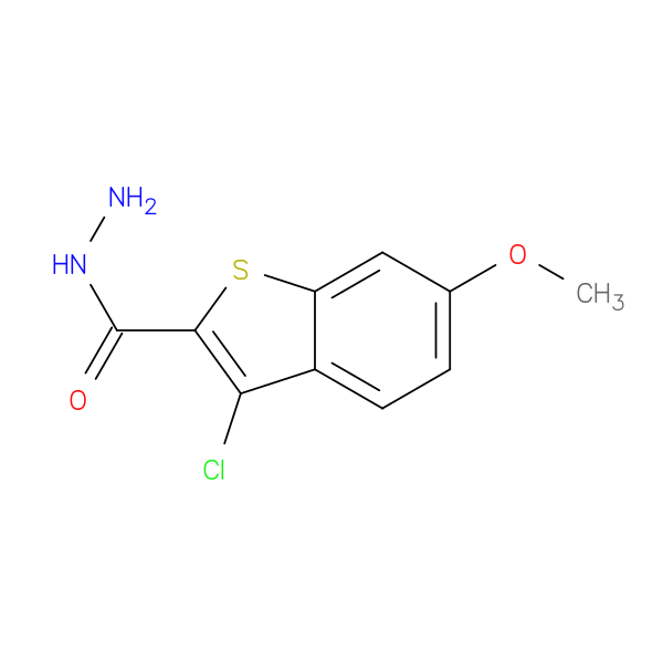 3-Chloro-6-methoxy-1-benzothiophene-2-carbohydrazide