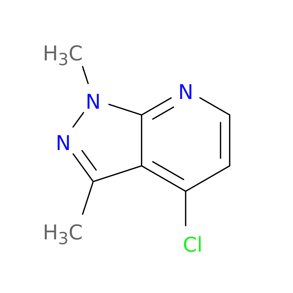 4-chloro-1,3-dimethyl-1H-pyrazolo[3,4-b]pyridine