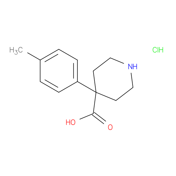 4-(4-methylphenyl)piperidine-4-carboxylic acid hydrochloride