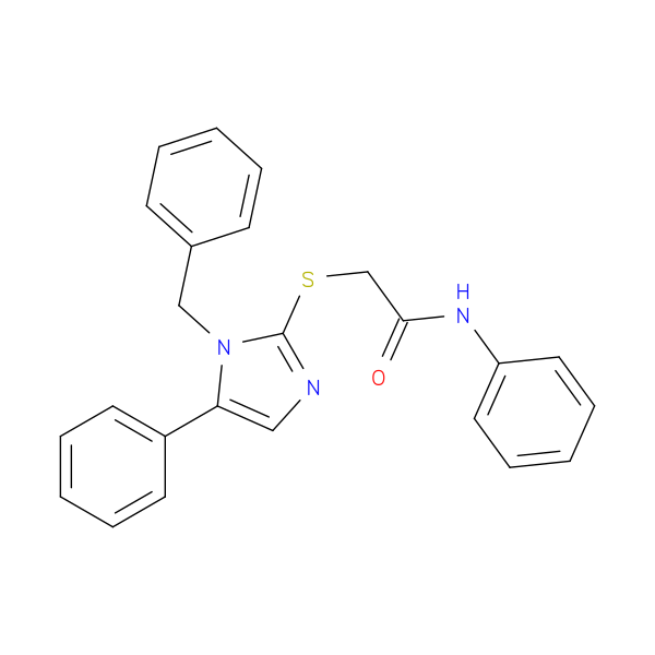 2-[(1-benzyl-5-phenyl-1H-imidazol-2-yl)sulfanyl]-N-phenylacetamide