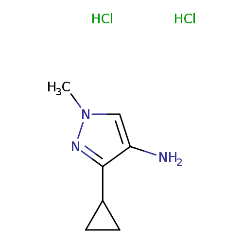 3-cyclopropyl-1-methyl-1H-pyrazol-4-amine dihydrochloride