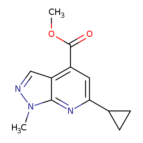 Methyl 6-cyclopropyl-1-methyl-1H-pyrazolo[3,4-b]pyridine-4-carboxylate