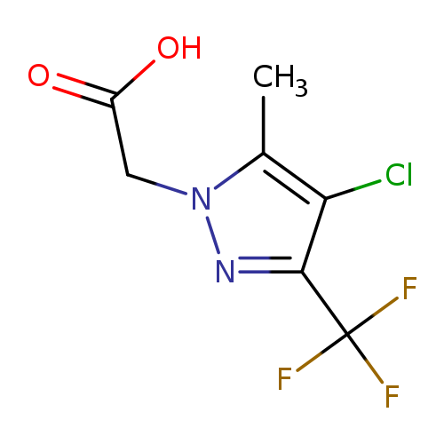 (4-Chloro-5-methyl-3-trifluoromethyl-pyrazol-1-yl)-acetic acid