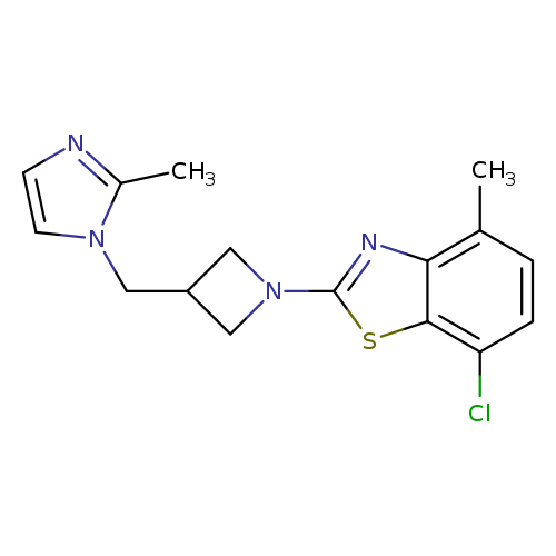 7-chloro-4-methyl-2-{3-[(2-methyl-1H-imidazol-1-yl)methyl]azetidin-1-yl}-1,3-benzothiazole