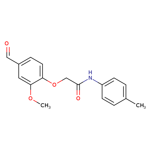 2-(4-Formyl-2-methoxyphenoxy)-N-(p-tolyl)acetamide