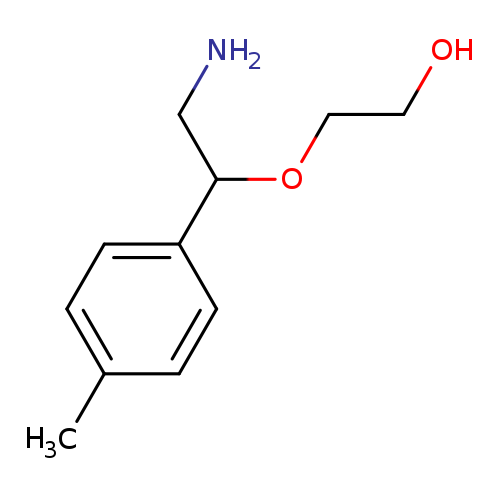 2-[2-amino-1-(4-methylphenyl)ethoxy]ethan-1-ol