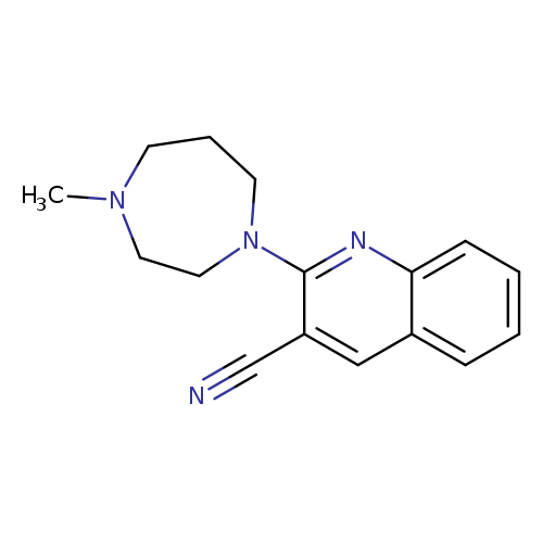 2-(4-methyl-1,4-diazepan-1-yl)quinoline-3-carbonitrile
