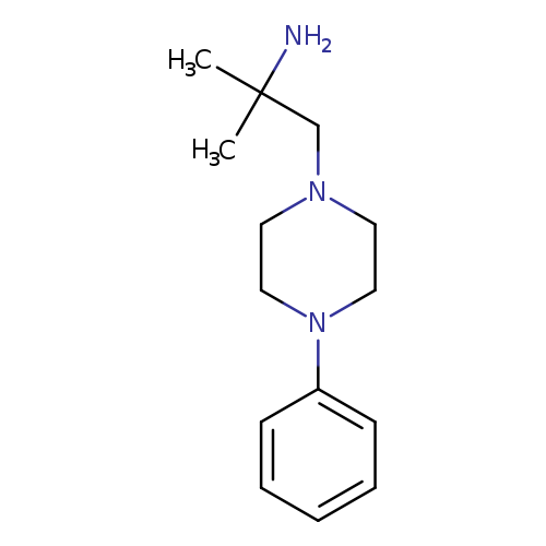 2-methyl-1-(4-phenylpiperazin-1-yl)propan-2-amine