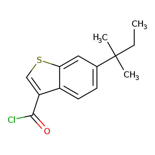 6-(1,1-Dimethylpropyl)-1-benzothiophene-3-carbonyl chloride