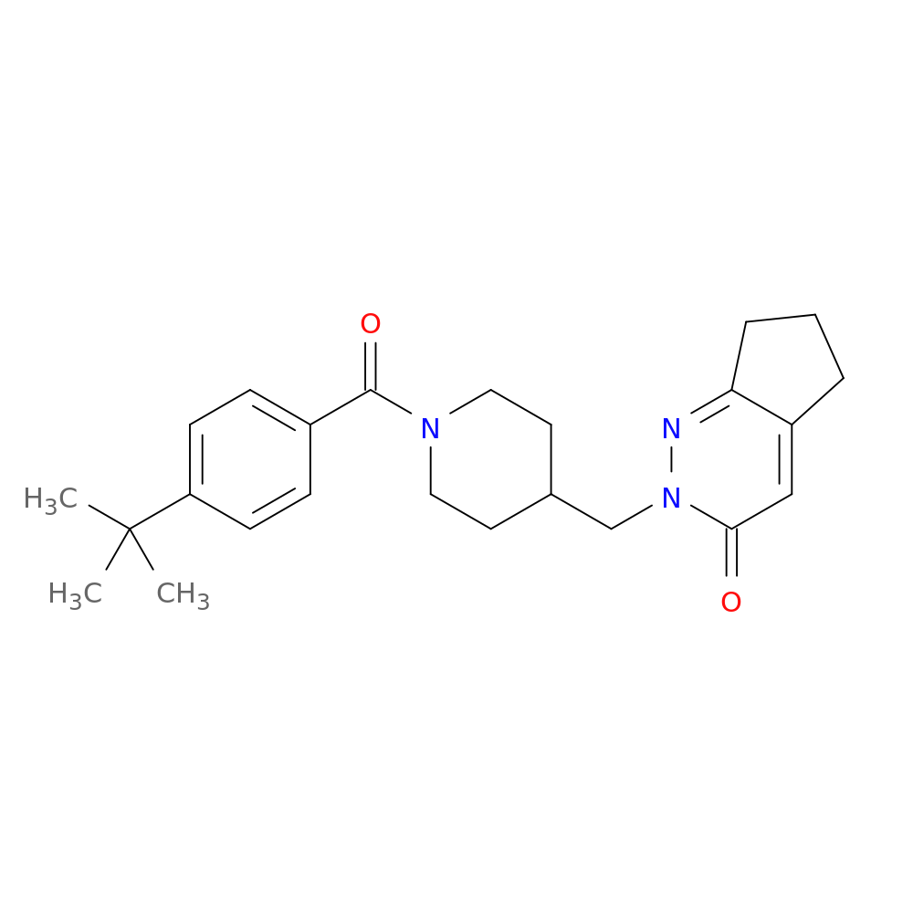 2-{[1-(4-tert-butylbenzoyl)piperidin-4-yl]methyl}-2H,3H,5H,6H,7H-cyclopenta[c]pyridazin-3-one