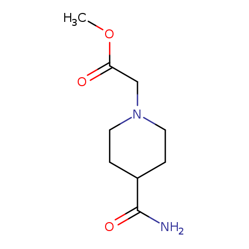 methyl 2-(4-carbamoylpiperidin-1-yl)acetate