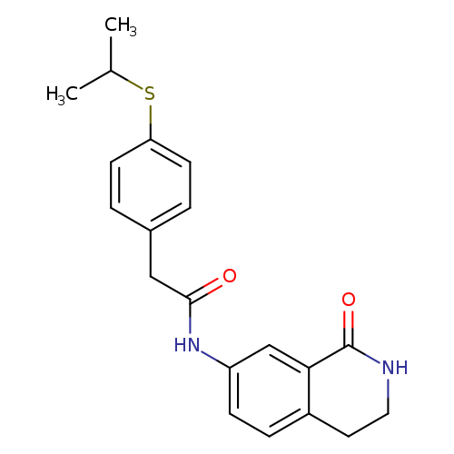 N-(1-oxo-1,2,3,4-tetrahydroisoquinolin-7-yl)-2-[4-(propan-2-ylsulfanyl)phenyl]acetamide