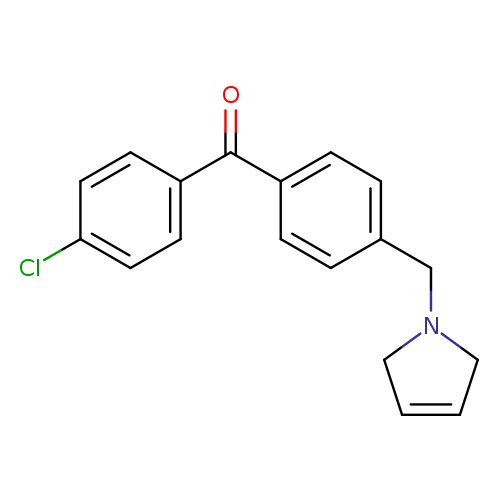 (4-Chlorophenyl)(4-((2,5-dihydro-1H-pyrrol-1-yl)methyl)phenyl)methanone