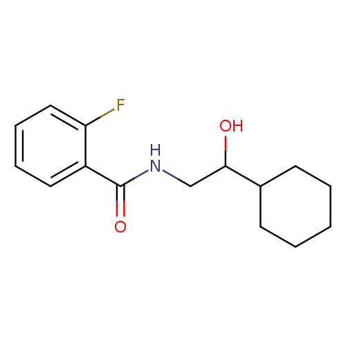 N-(2-cyclohexyl-2-hydroxyethyl)-2-fluorobenzamide