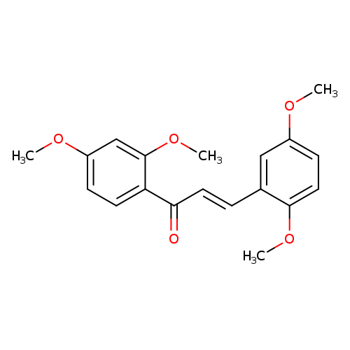 (2E)-1-(2,4-dimethoxyphenyl)-3-(2,5-dimethoxyphenyl)prop-2-en-1-one