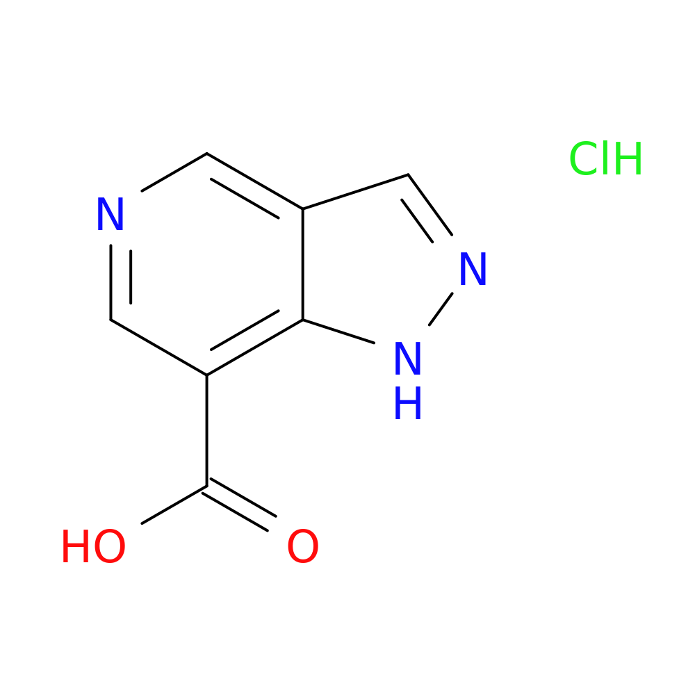 1H-pyrazolo[4,3-c]pyridine-7-carboxylic acid hydrochloride