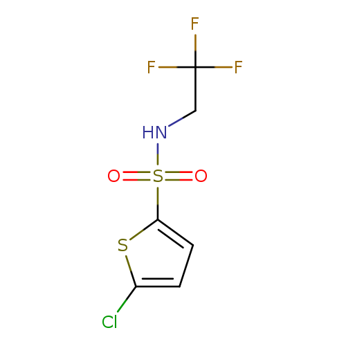 5-chloro-N-(2,2,2-trifluoroethyl)thiophene-2-sulfonamide