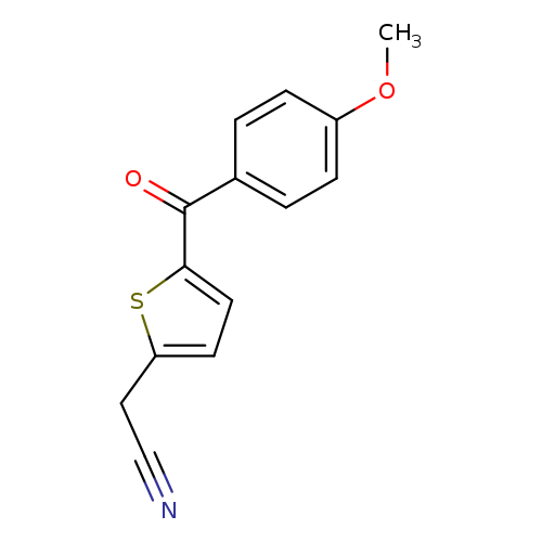 2-(5-(4-Methoxybenzoyl)thiophen-2-yl)acetonitrile