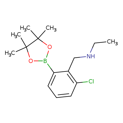 3-Chloro-2-(N-ethylaminomethyl)phenylboronic acid, pinacol ester