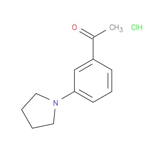 1-[3-(1-Pyrrolidinyl)phenyl]ethanone hydrochloride