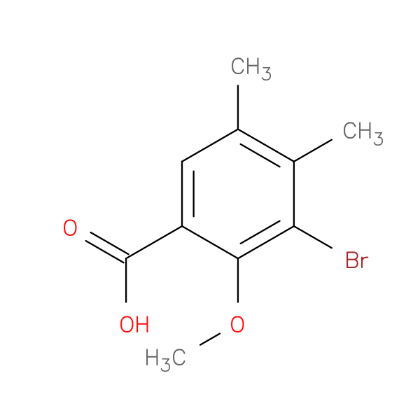 3-bromo-2-methoxy-4,5-dimethylbenzoic acid