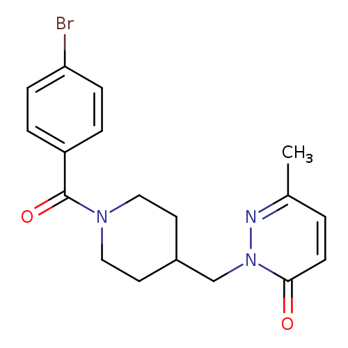 2-{[1-(4-bromobenzoyl)piperidin-4-yl]methyl}-6-methyl-2,3-dihydropyridazin-3-one